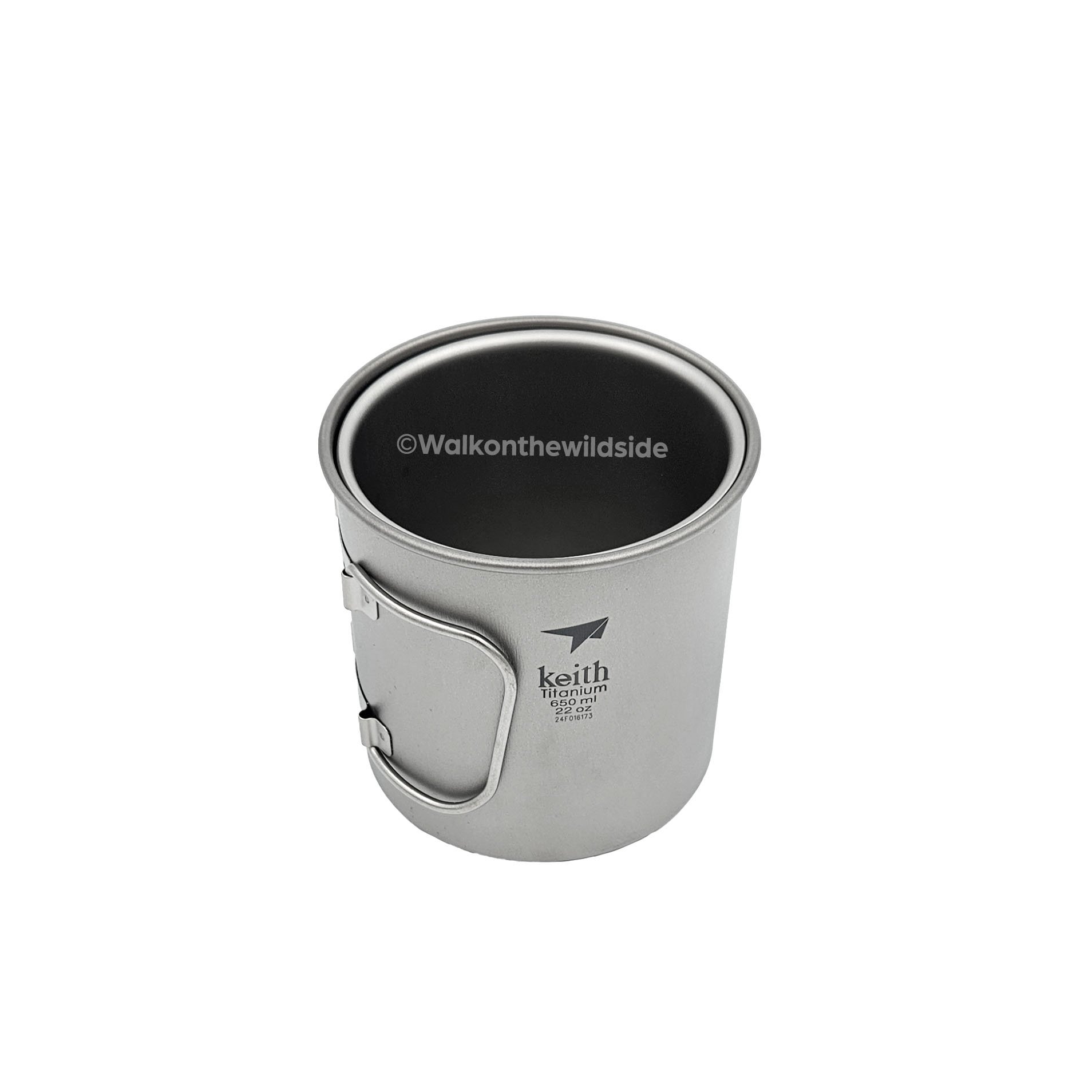 Keith Titanium 650 ml Topf mit 550 ml Topf darin